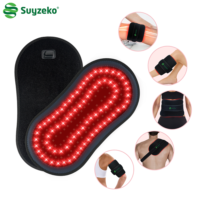 Suyzeko Red Near-Infrared Light Pad Portable Silicone Physical Rehabilitation Phototherapy Pad