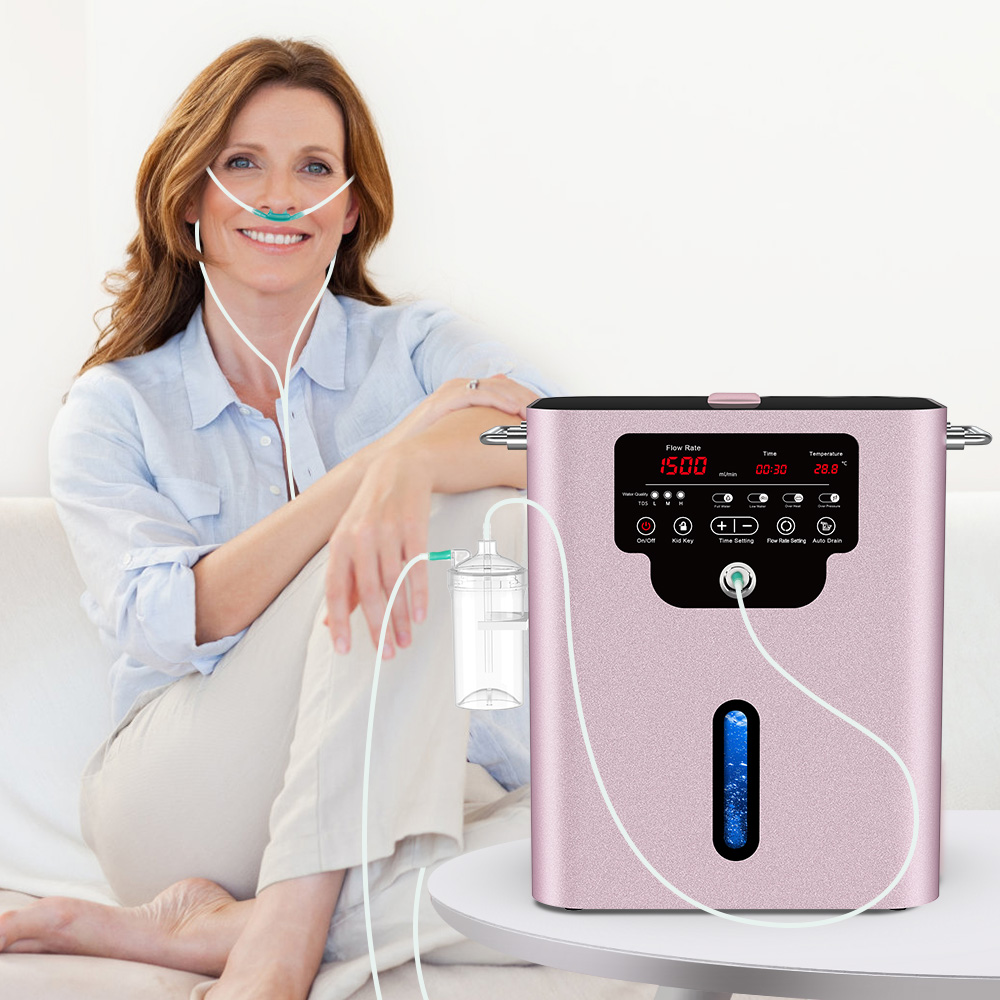 Suyzeko 1500ml/min Hydrogen Inhalation Machine | PEM Technology & 99.99% High Purity for Wellness