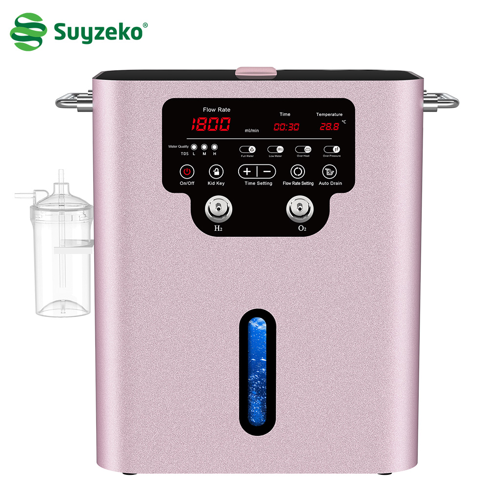 Suyzeko 1800ml/min Professional-Grade Hydrogen Inhalation Machine | PEM Technology & 99.99% High Purity