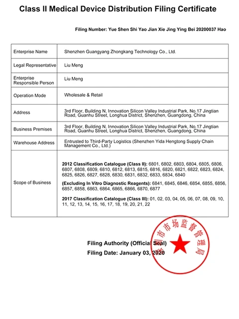 Medical Device License