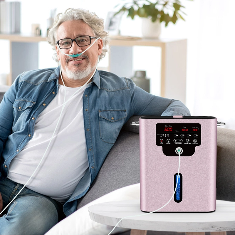 Suyzeko 600ml/min PEM Hydrogen Inhalation Machine - 99.99% Ultra Purity for Health