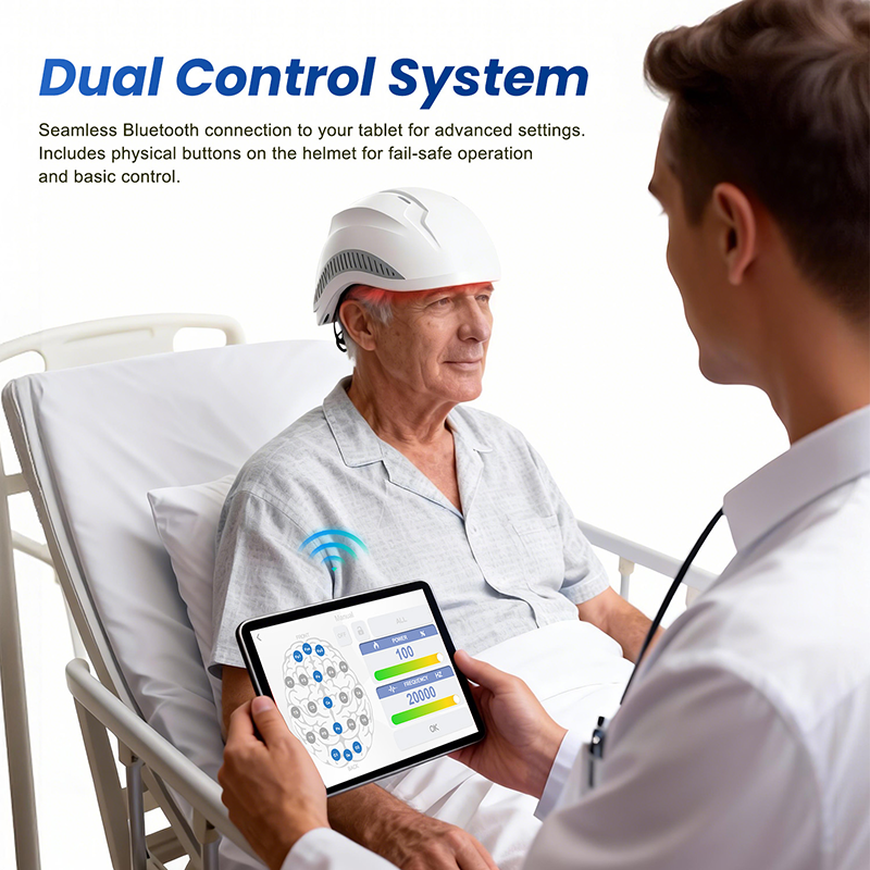 Pulsed therapy helmet