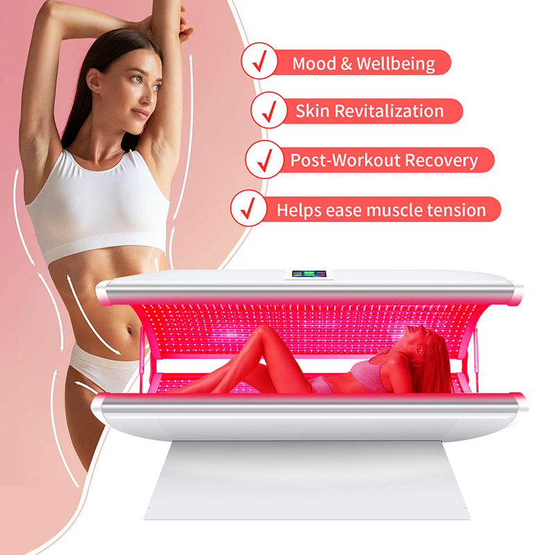  Suyzeko Skin Beauty PBM Light Therapy Bed 4400W 660nm 850nm LED Full Body Use Red Near-Infrared Light 