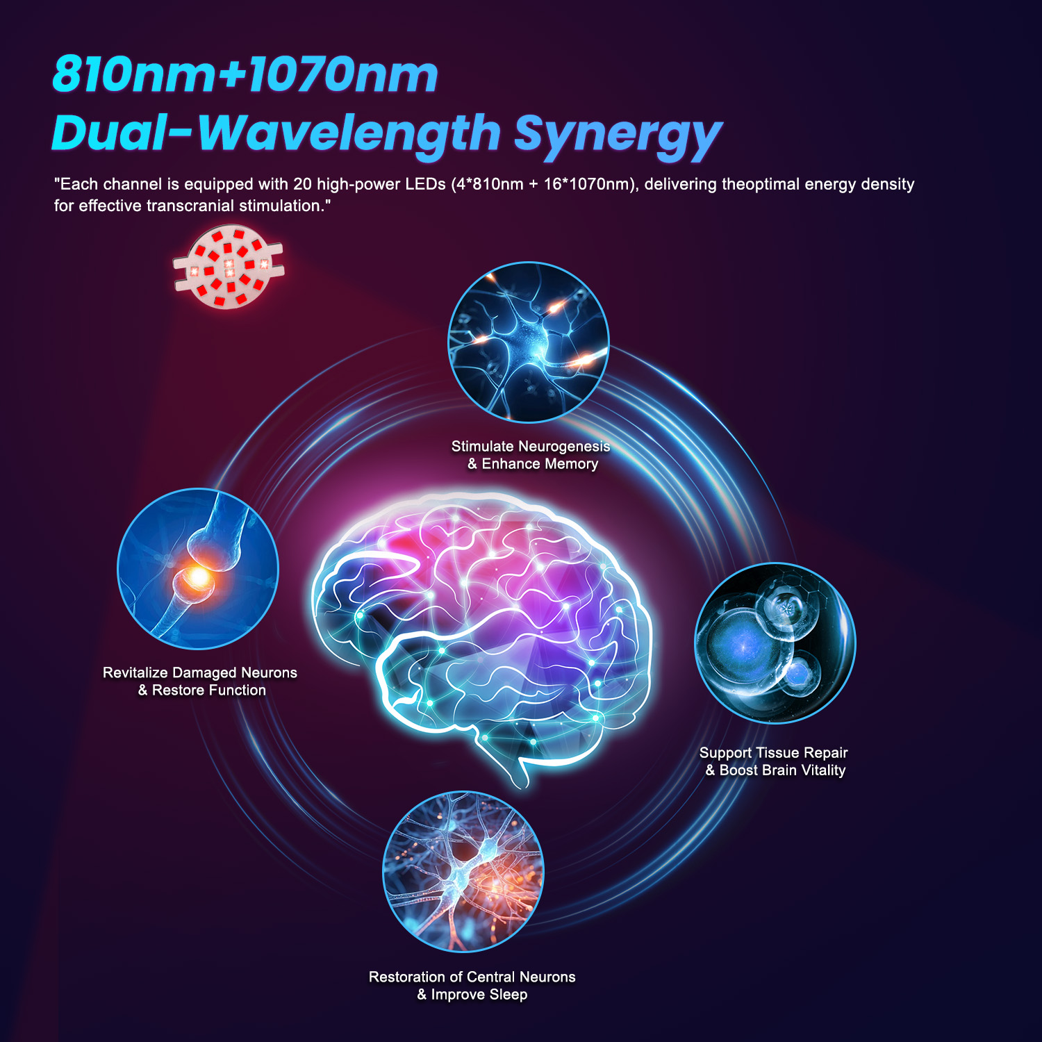 Commercial Brain Light Therapy Device for Cognitive Wellness Programs